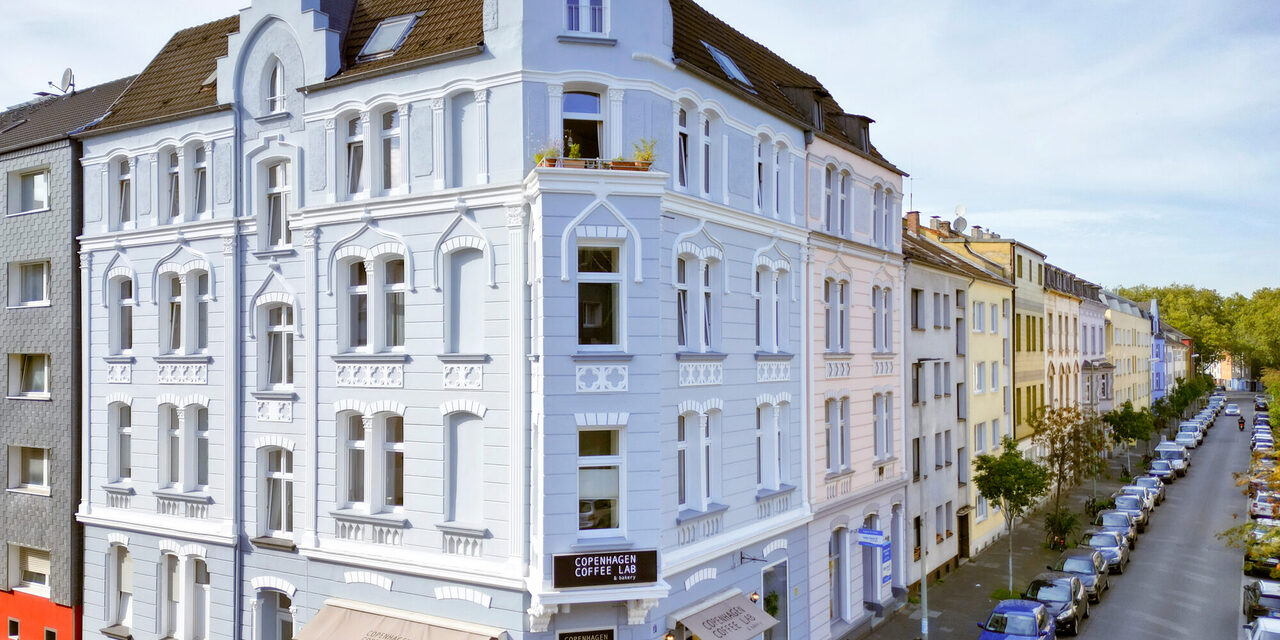 Fassadenansicht Mehrfamilienhäuser